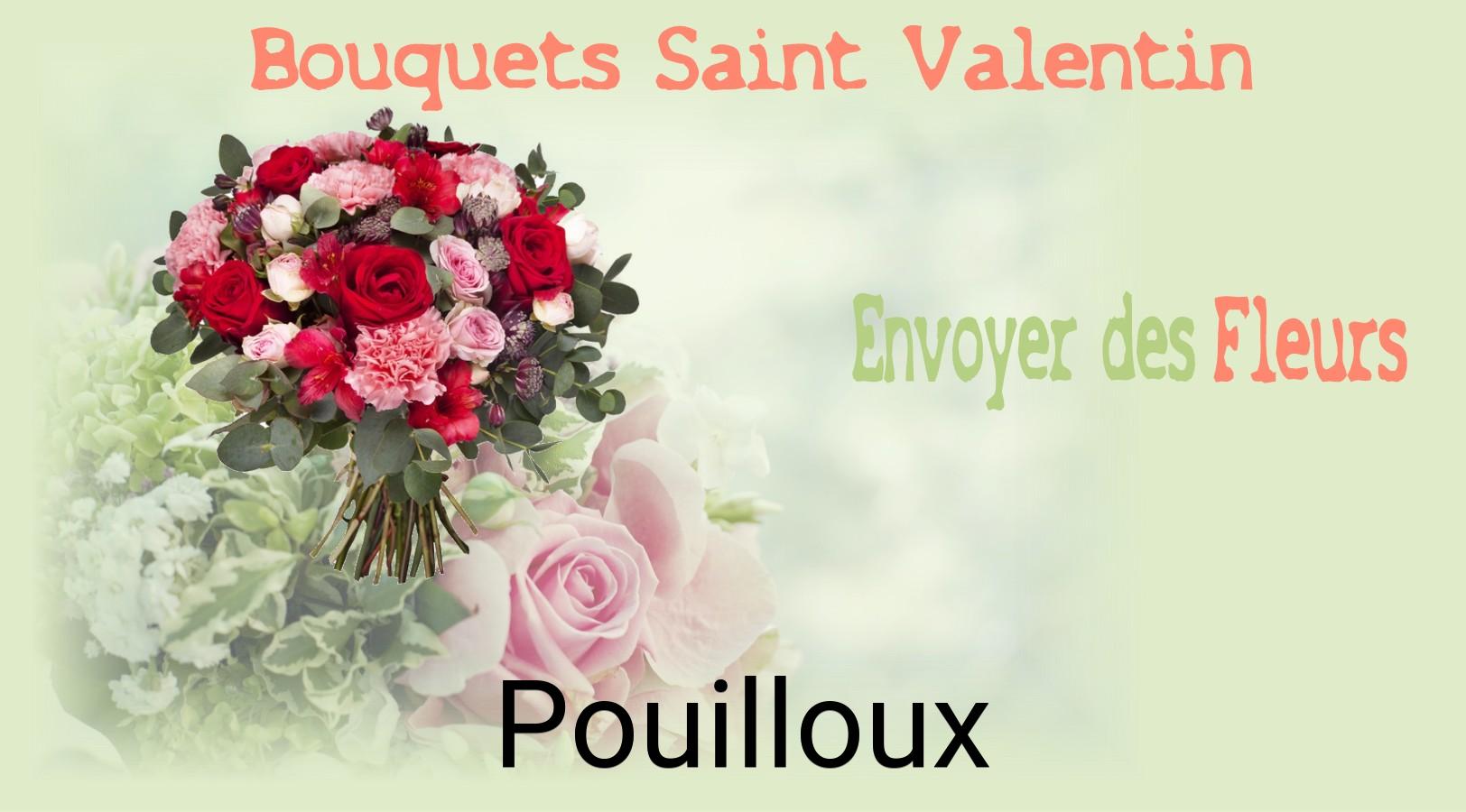Roses de Saint-Valentin livrées à Pouilloux